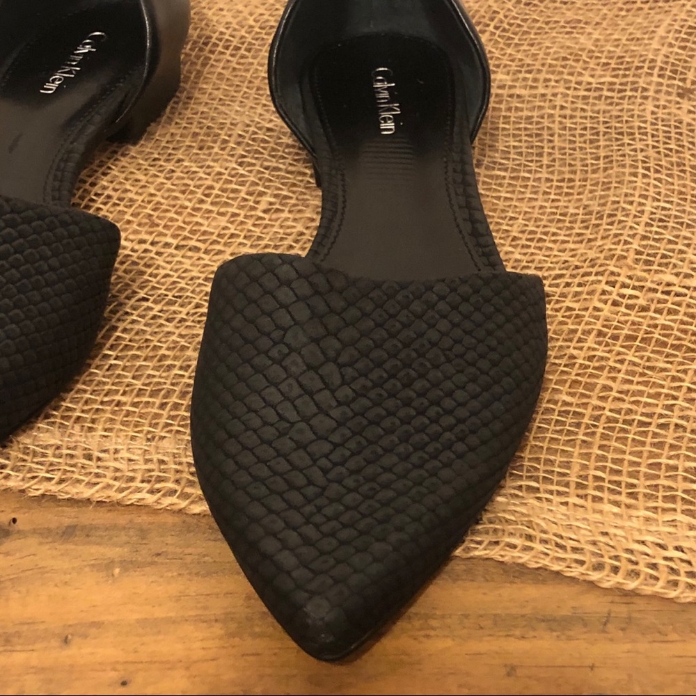 NWOT Calvin Klein Laura Black Pointed Toe …